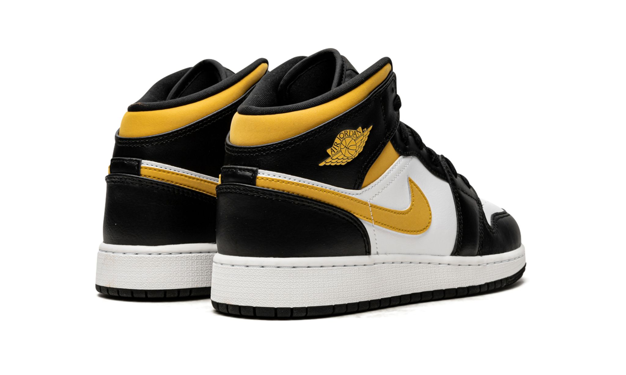 Air Jordan 1 Mid White Pollen Black 37.5 (CANCER FIGHTERS) | OVERCEZ