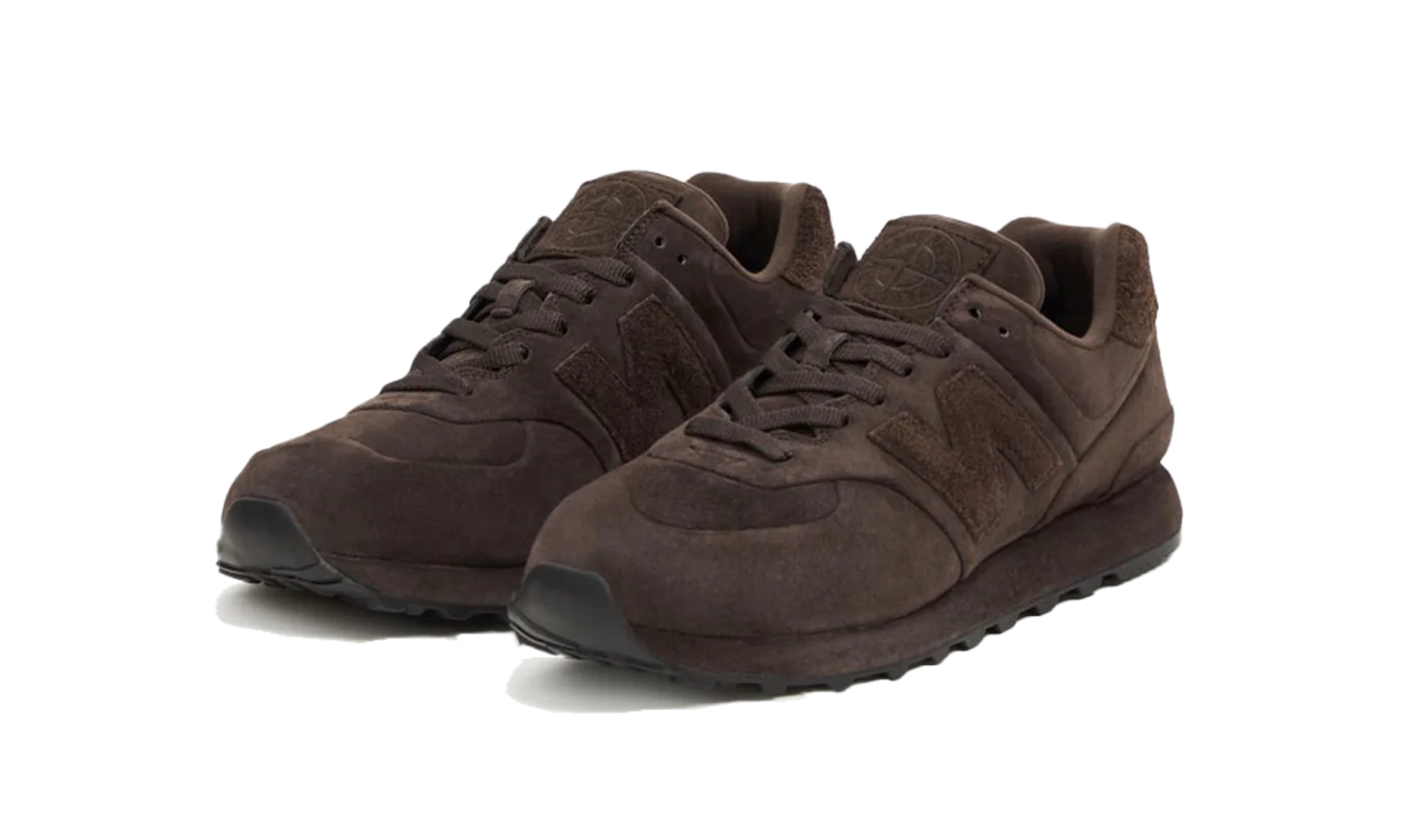 New Balance 574 Legacy Stone Island Ghost Dark Brown | OVERCEZ