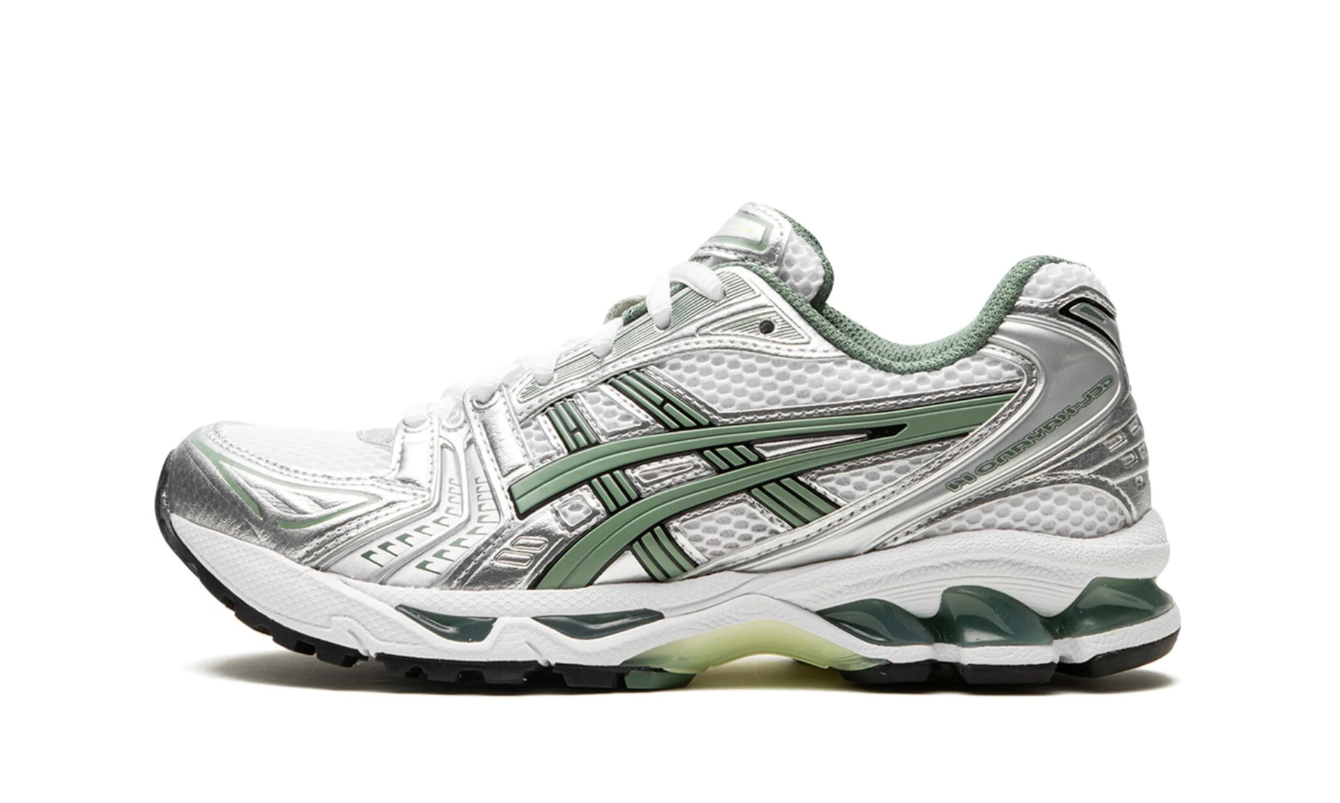 ASICS Gel-Kayano 14 White Pure Silver Slate Grey Sage | OVERCEZ