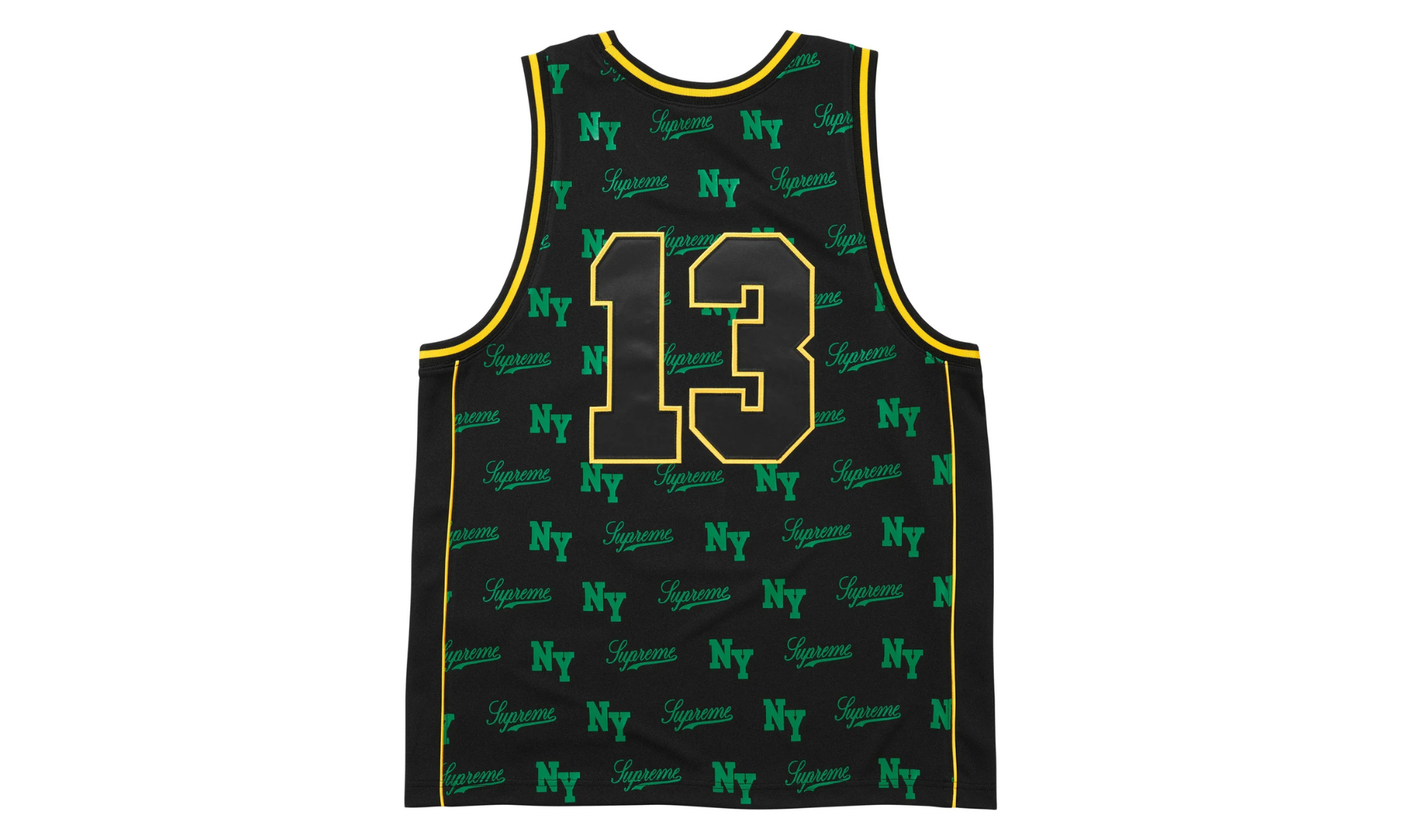 Supreme Mitchell & Ness Monogram Jersey Black | OVERCEZ