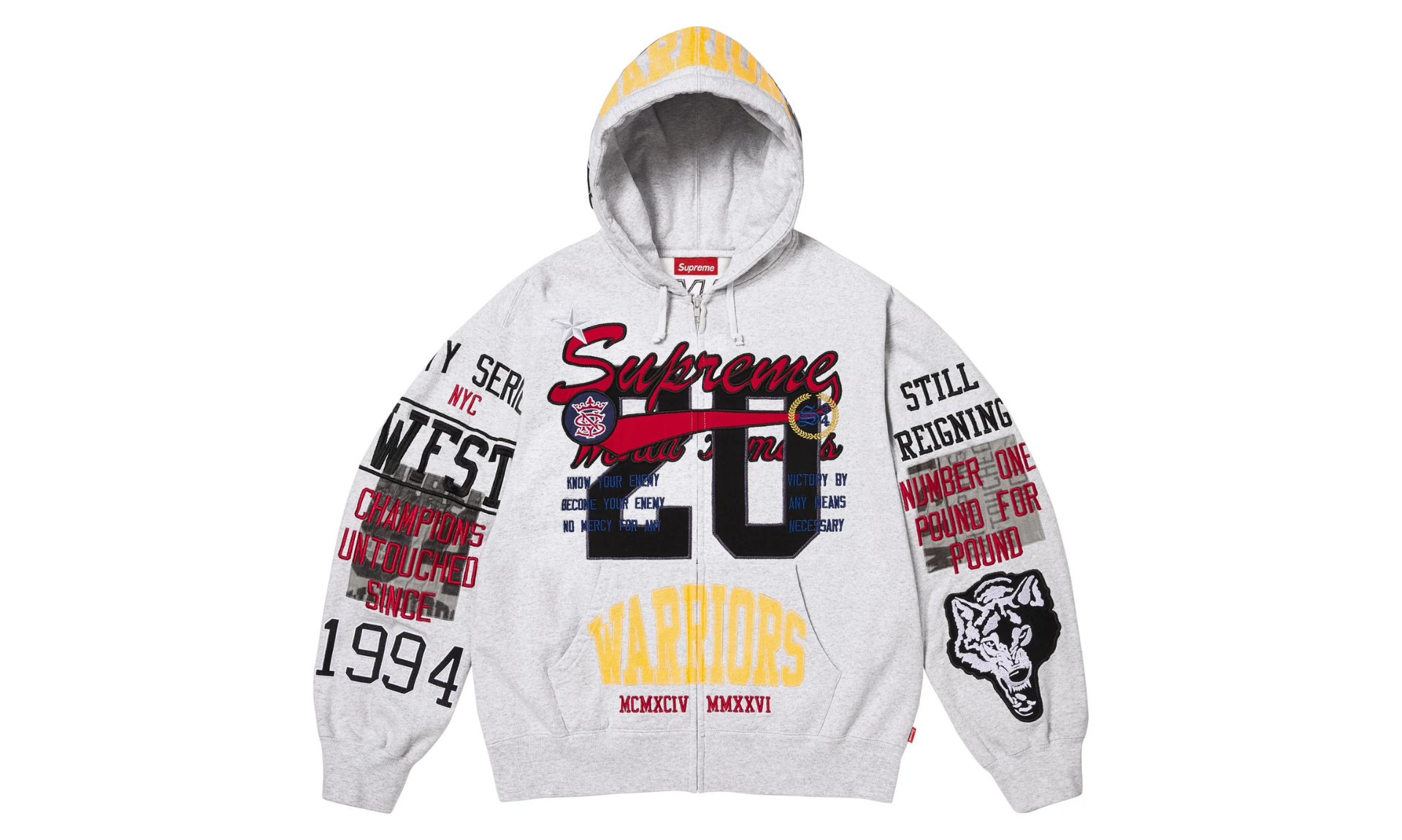 Supreme Swarovski Motion Logo Hooded Sweatshirt Pink | Limitowane