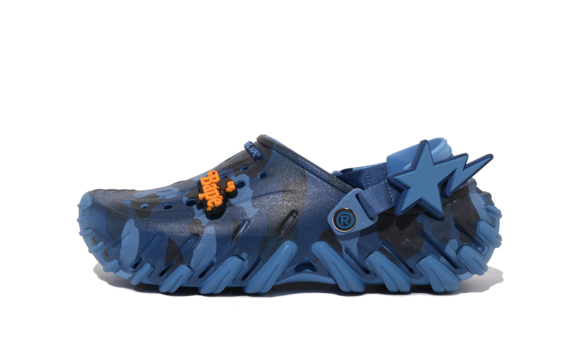 Crocs Echo RO Clog Bape Powder Blue Camo | OVERCEZ