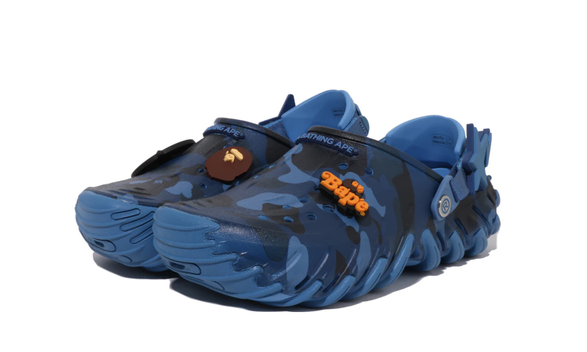 Crocs Echo RO Clog Bape Powder Blue Camo | OVERCEZ