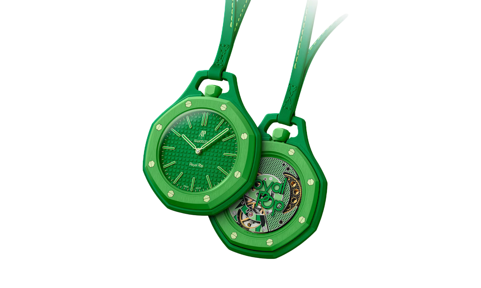 Swatch x Audemars Piguet Bioceramic Royal Pop Green Eight | OVERCEZ