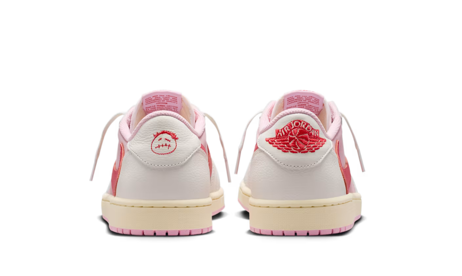 Air Jordan 1 Retro Low OG SP Travis Scott Sail Tropical Pink | OVERCEZ