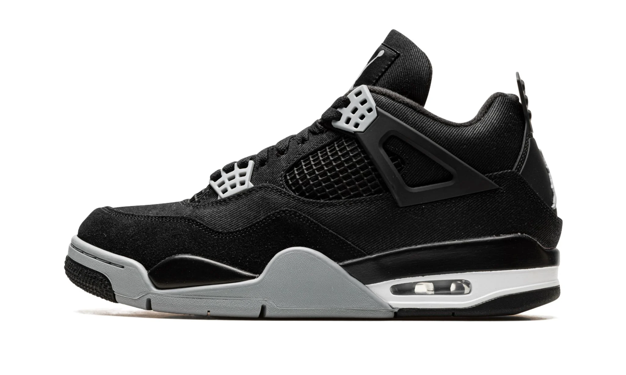 Air Jordan 4 Retro Black Canvas 44