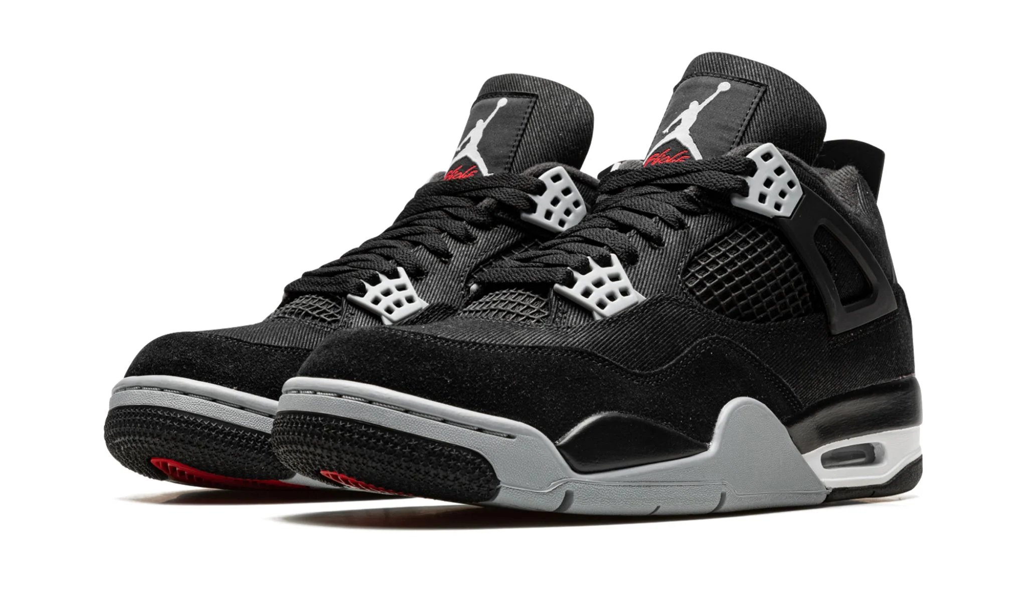 Air Jordan 4 Retro Black Canvas 44