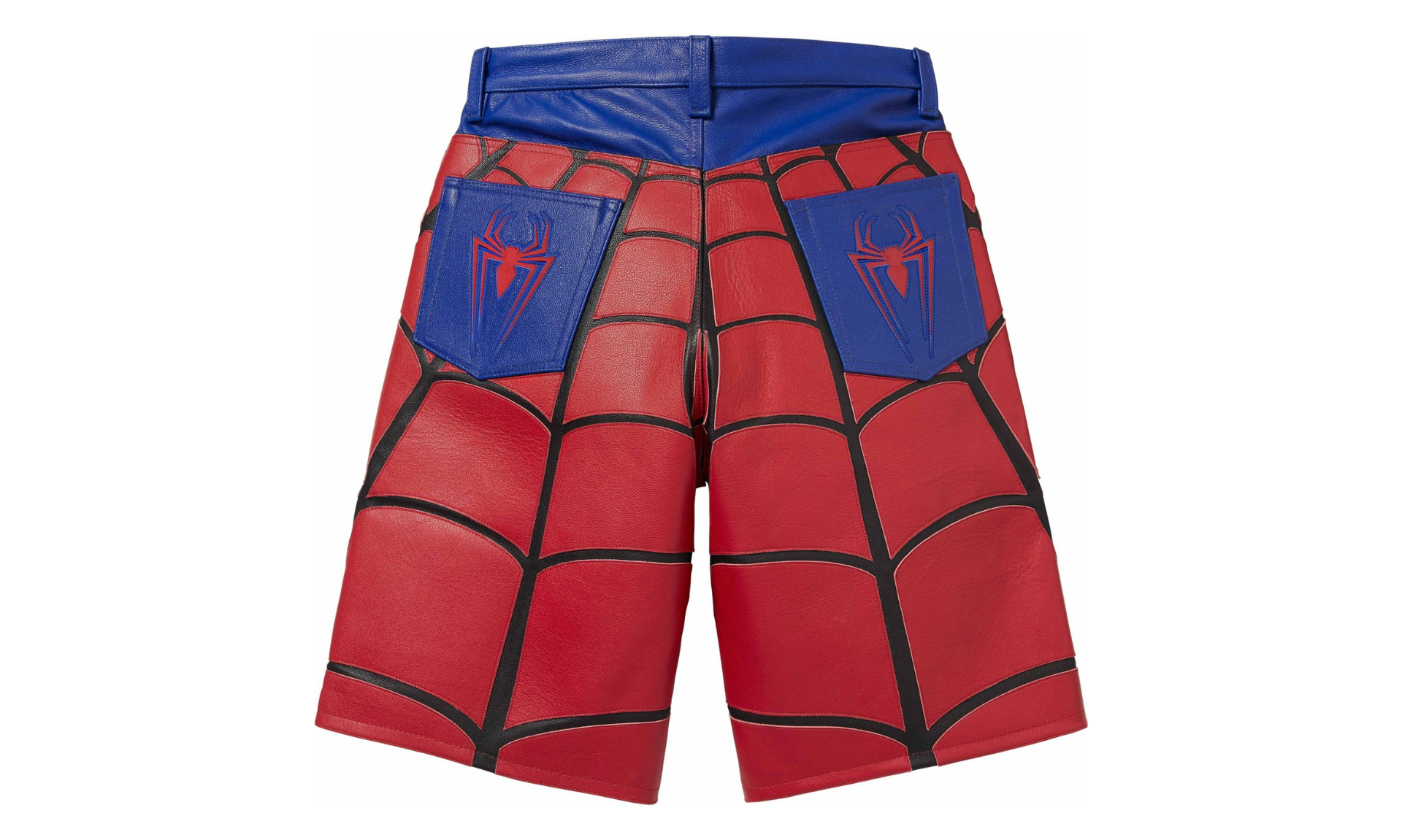 Supreme x Vanson Leathers Spider Man Short Red | OVERCEZ