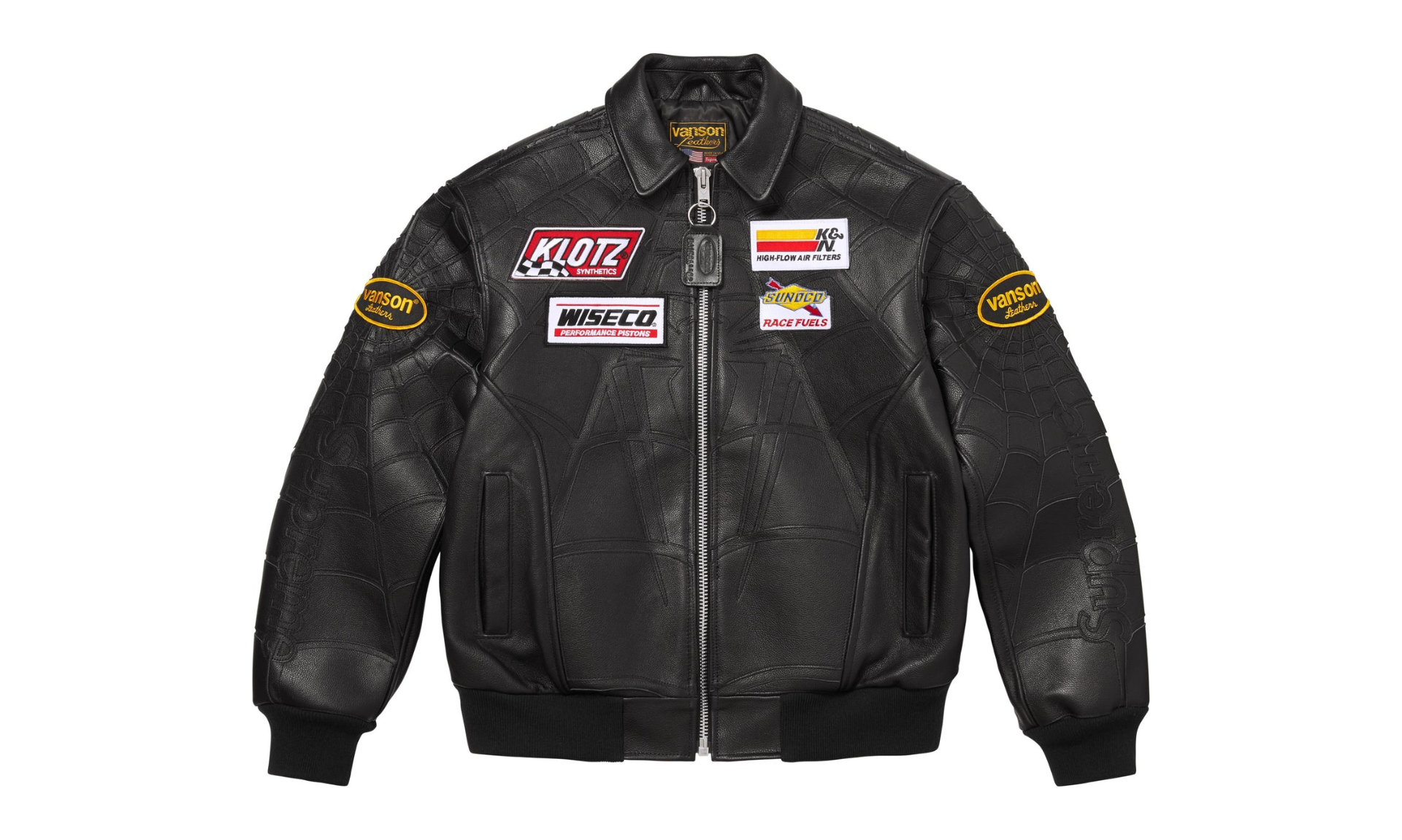 Supreme x Vanson Leathers Spider-Man Jacket Black | OVERCEZ