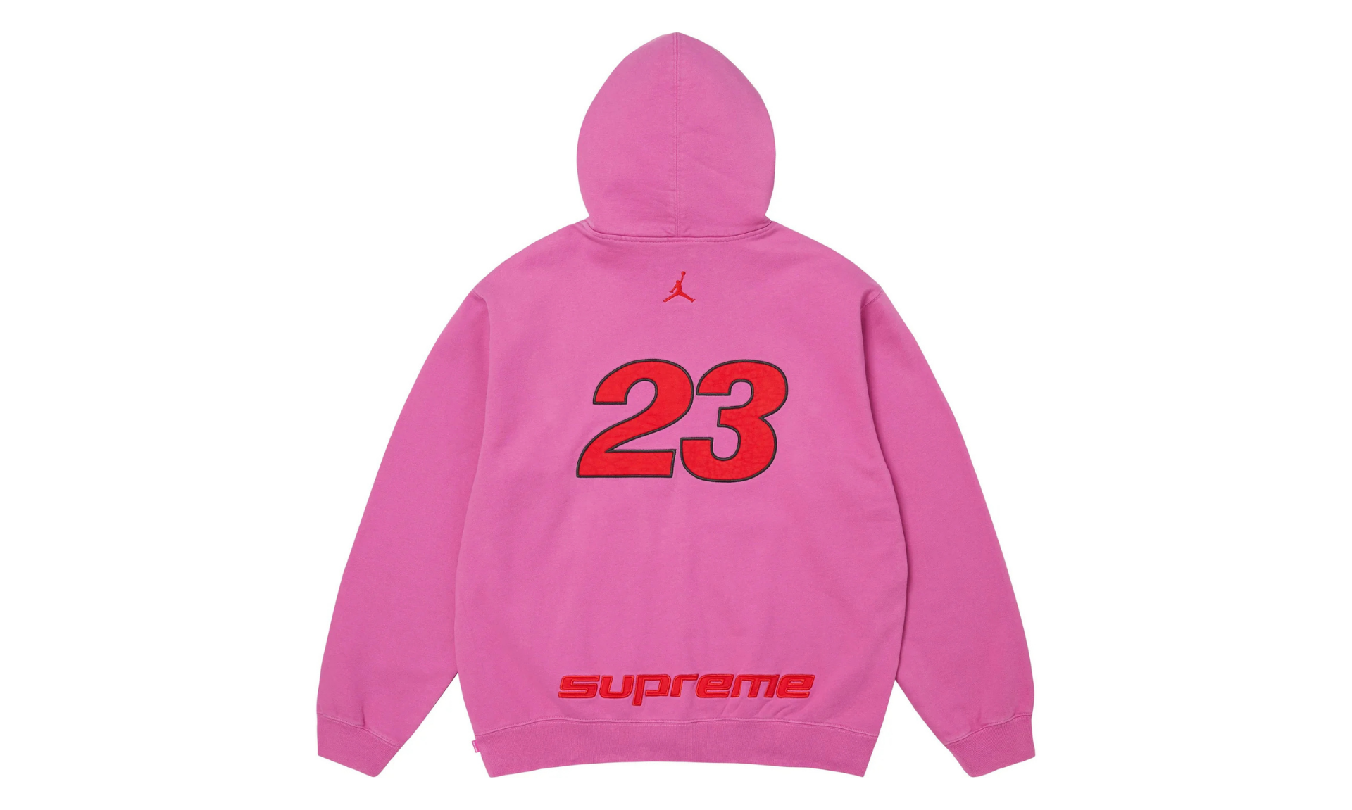 Supreme Jordan Zip Hooded Sweatshirt Pink | OVERCEZ