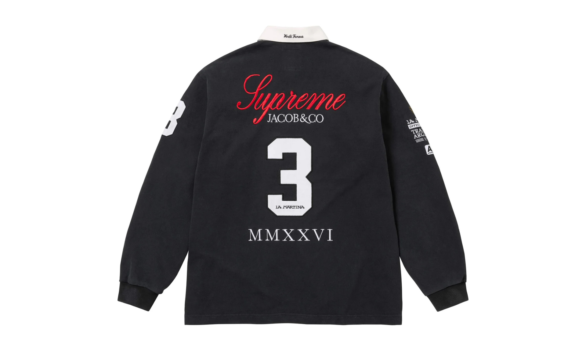 Supreme x La Martina x Jacob & Co Rugby Black | OVERCEZ