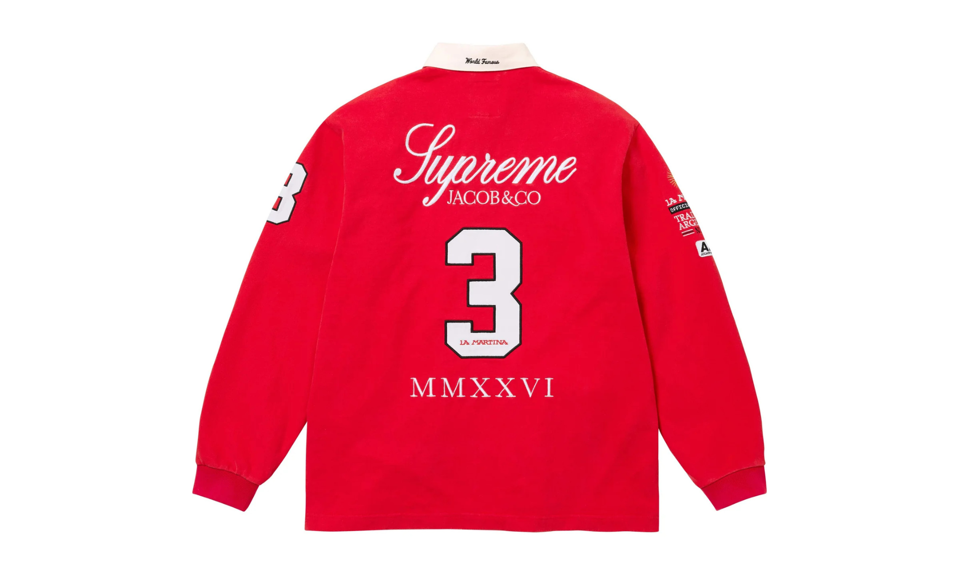 Supreme x La Martina x Jacob & Co Rugby Red | OVERCEZ