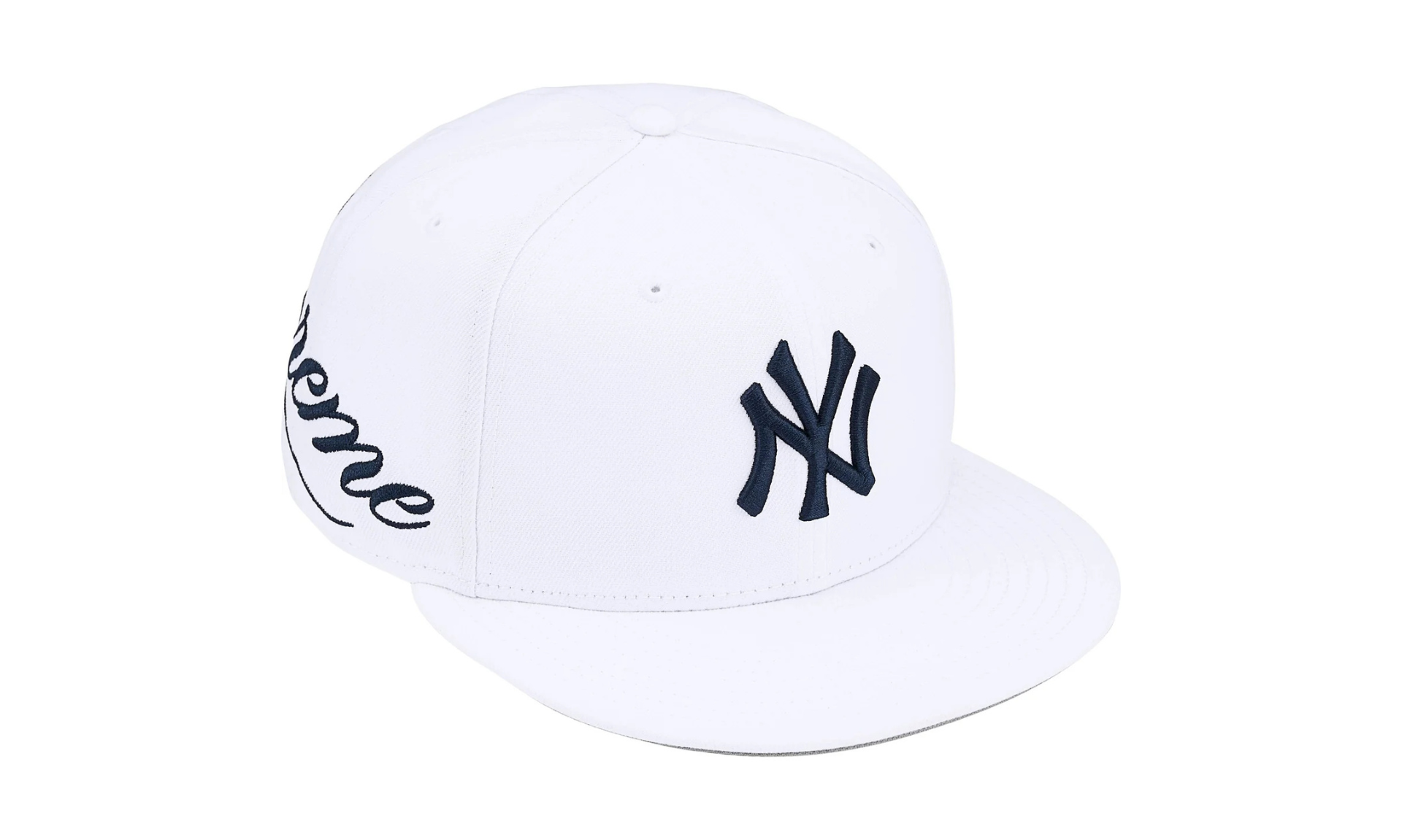 Supreme New York Yankees New Era 59Fifty Fitted Hat White