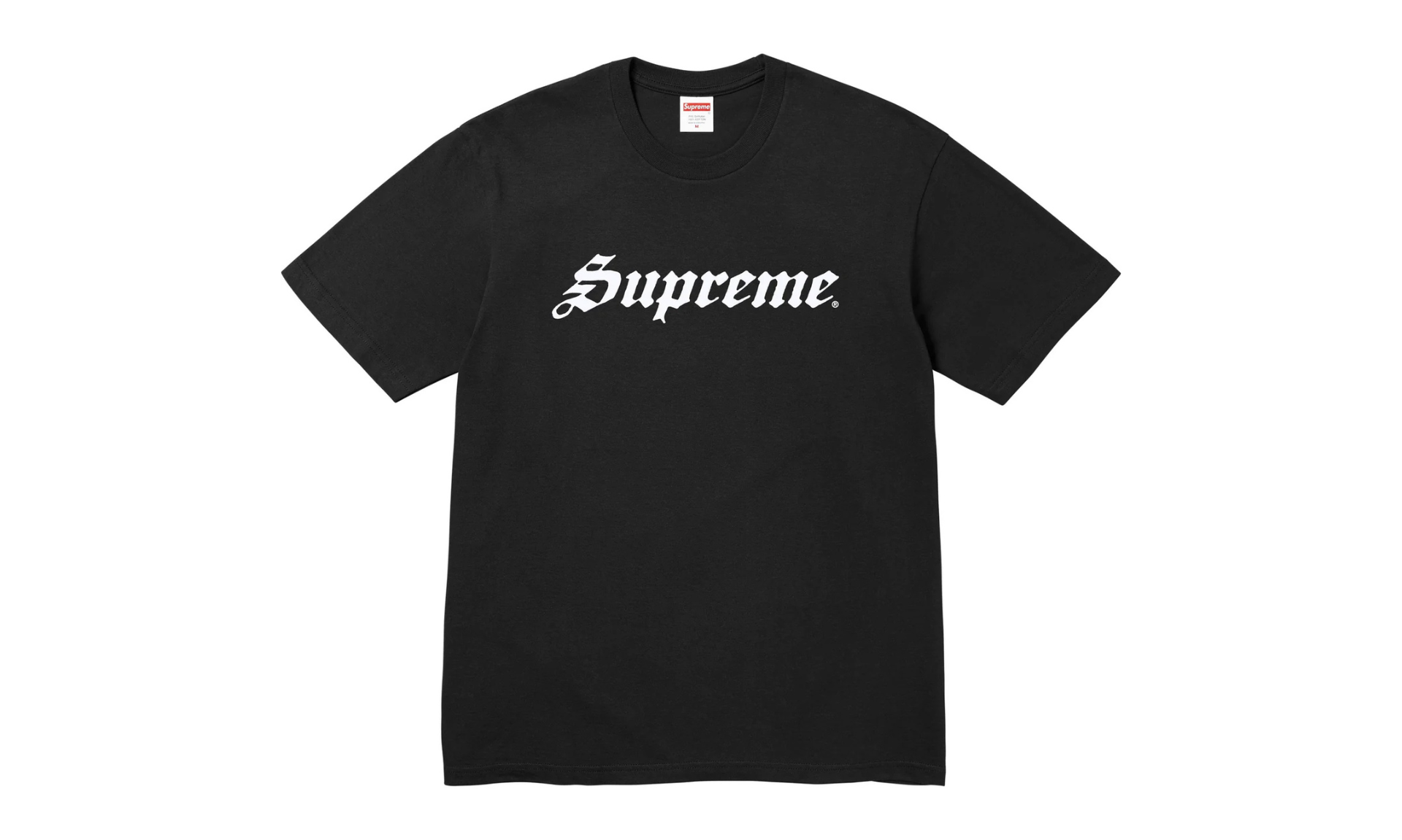 Supreme Arabic Box Logo Tee Black | Limited Sneakers & Apparel