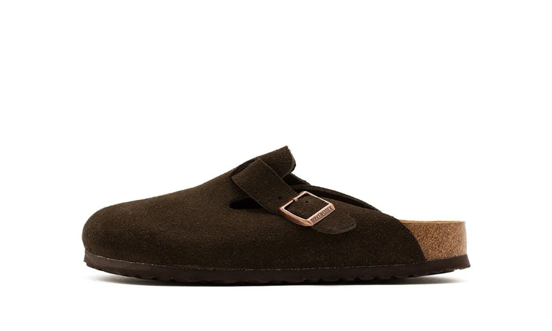 Birkenstock Boston Soft Footbed Suede Mocha
