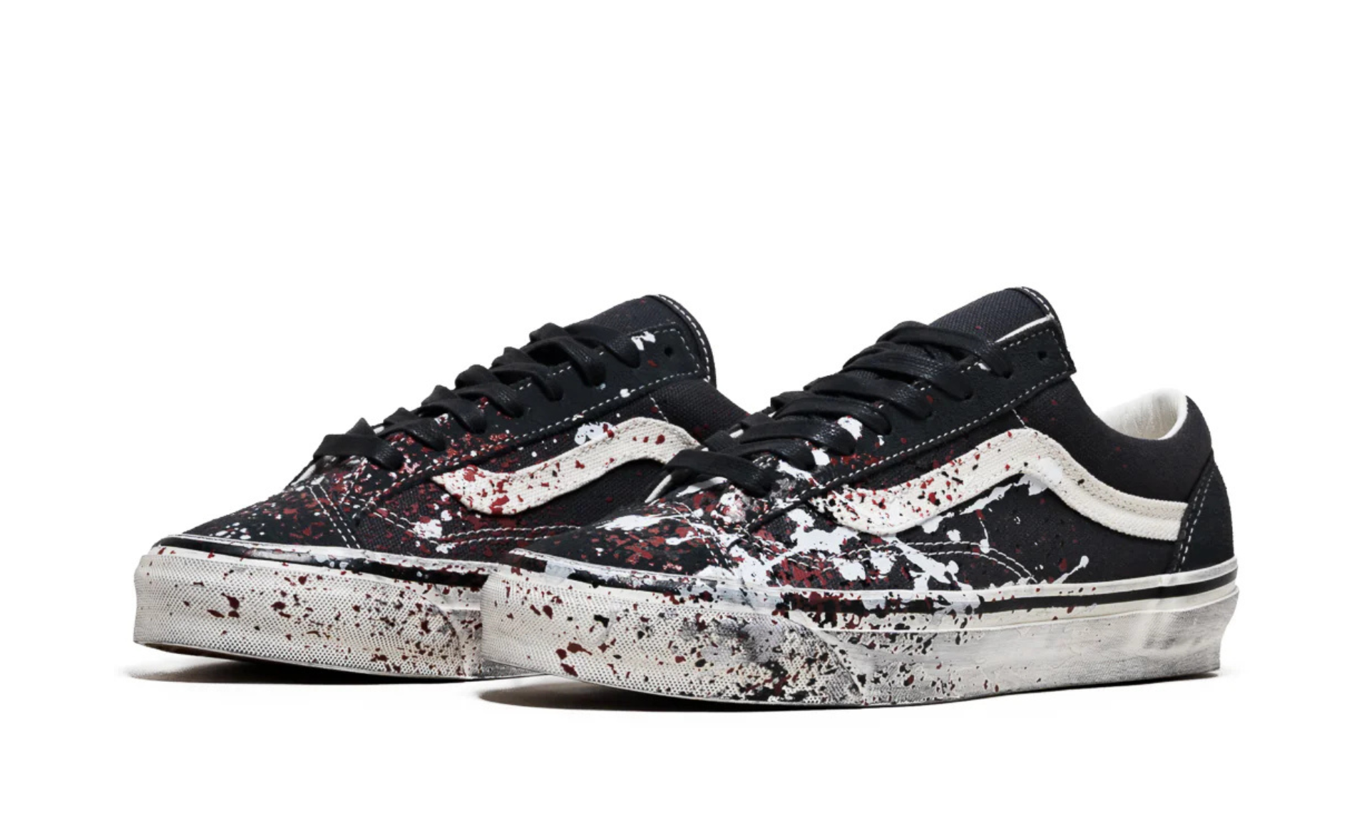 Vans Premium Old Skool 36 Paint Splatter Charcoal Grey