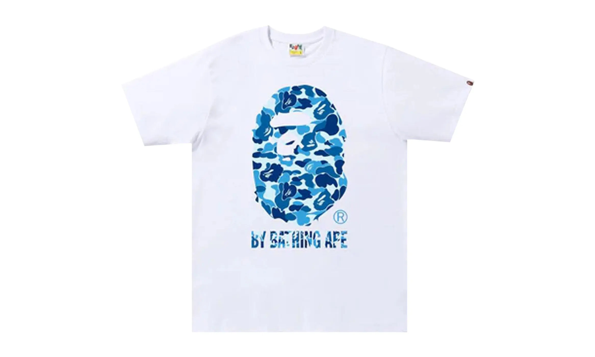 BAPE ABC Camo By Bathing Ape Tee White Blue