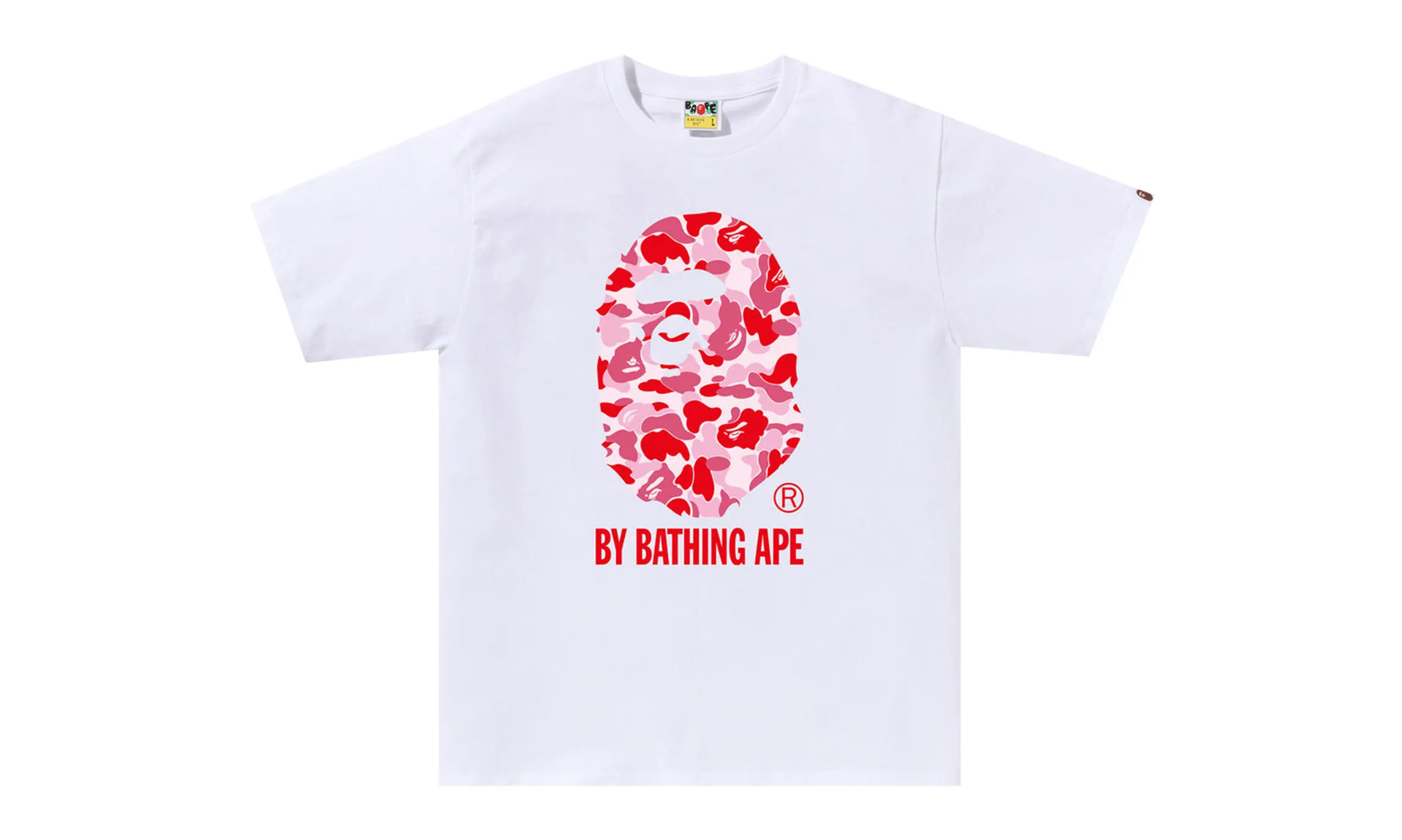 BAPE ABC Camo By Bathing Ape Tee White Pink