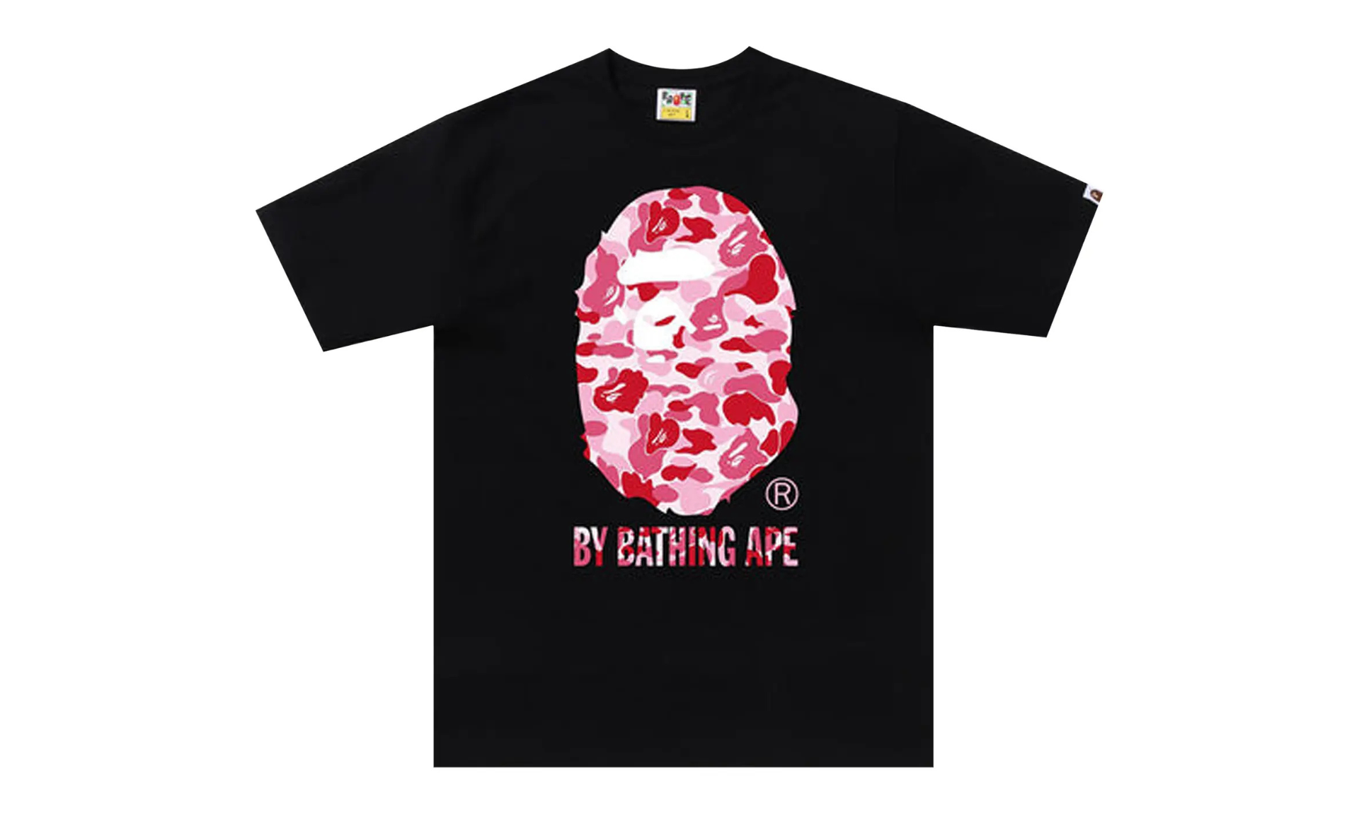 BAPE ABC Camo By Bathing Ape Tee Black Pink