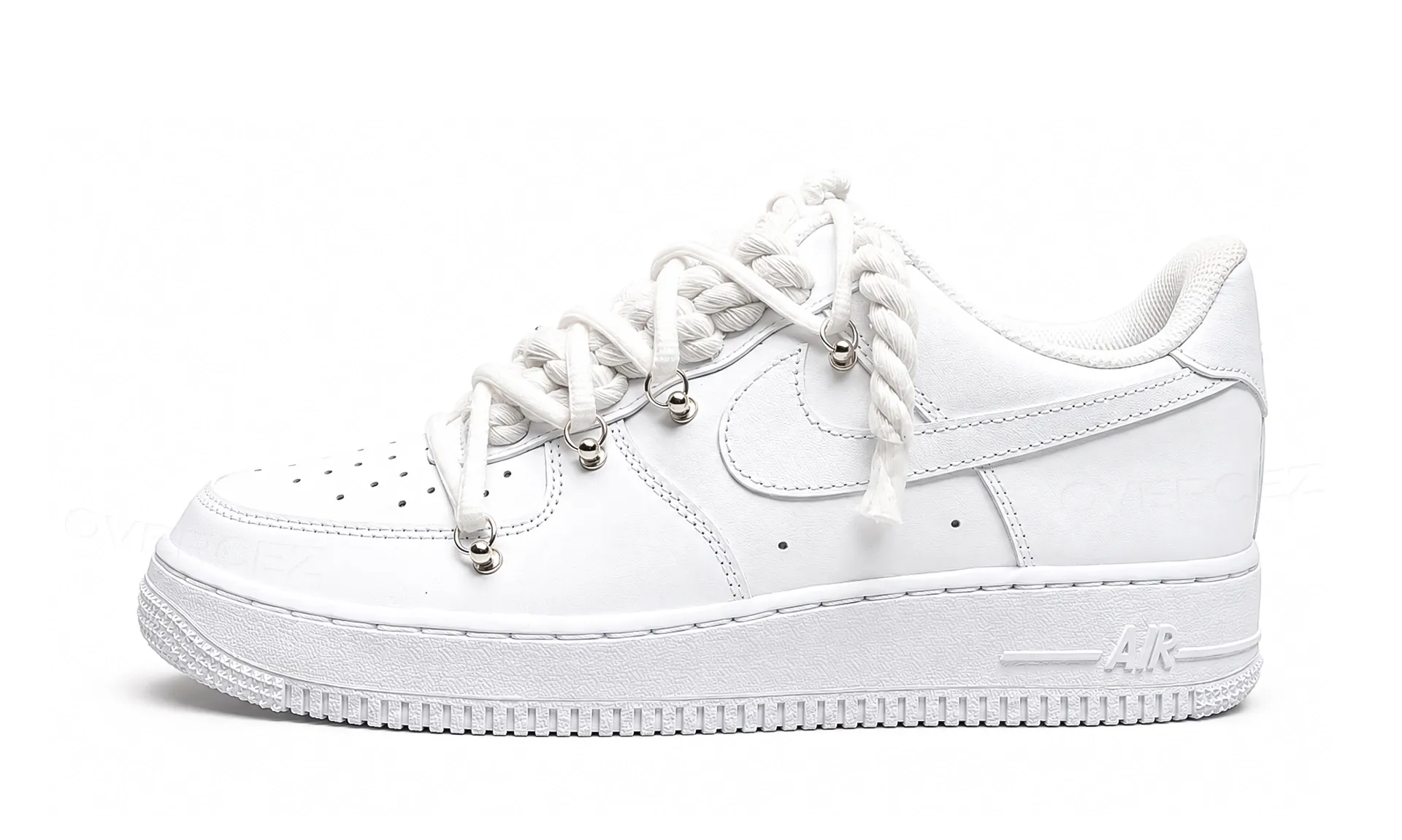 Nike Air Force 1 Low White Double Rope Laces