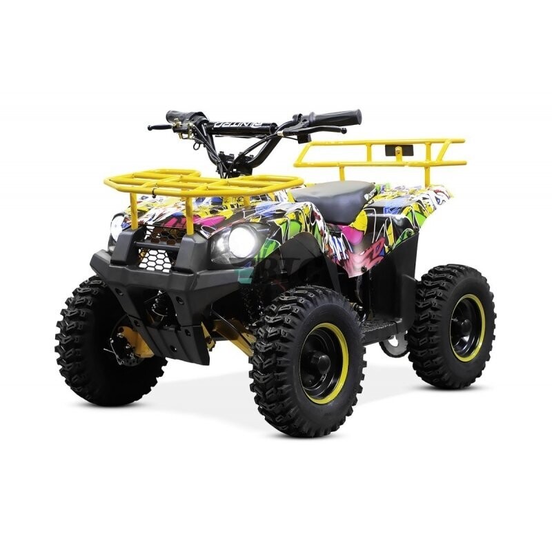 Pocket quad électrique 1000Watt 48V  graffity - jaune    (sur commande)
Réf : 00720