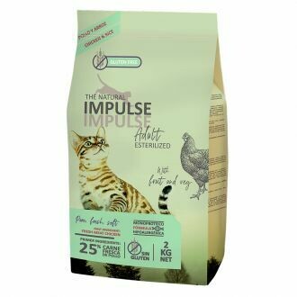 PINESO DE GATO IMPULSE ESTERILIZADO DE POLLO