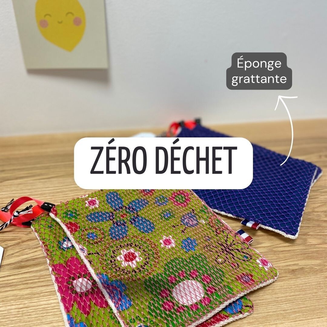 Zéro déchet : éponge, sac à pain