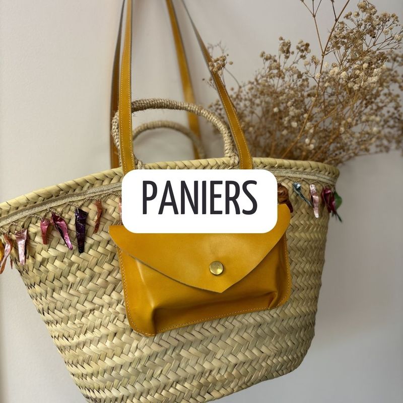 Paniers Cuir