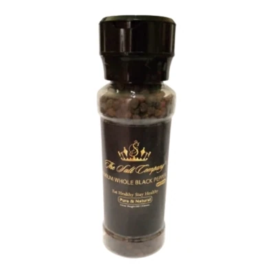 Black Pepper Whole Grinder Bottle 160gm