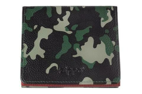 Double Sided Wallet Camouflage pattern green