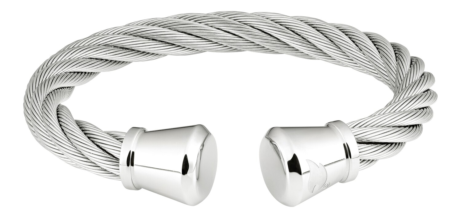 Stainless steel wire bangle