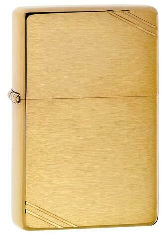 Brushed Brass Vintage with Slashes