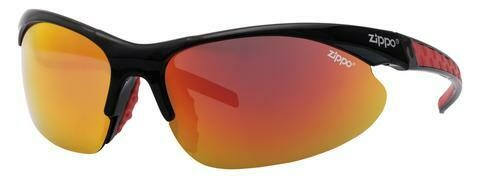 Orange Multicoating Black/Orange Sport Sunglasses half rim