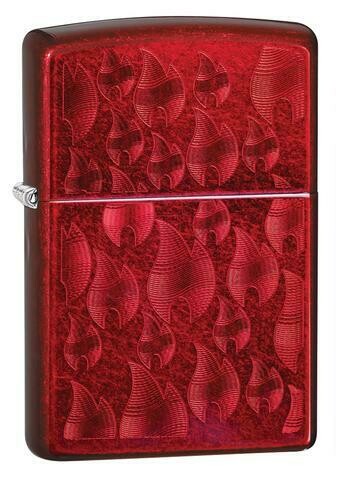 Candy Apple Red Zippo Flame
