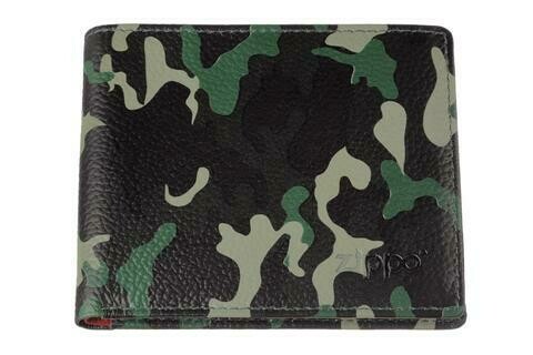 Credit Card Wallet Camouflage Pattern Green