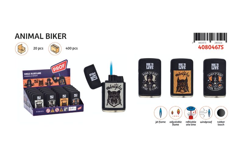 PROF ANIMALS BIKER CAPSULE JETFLAME DL20