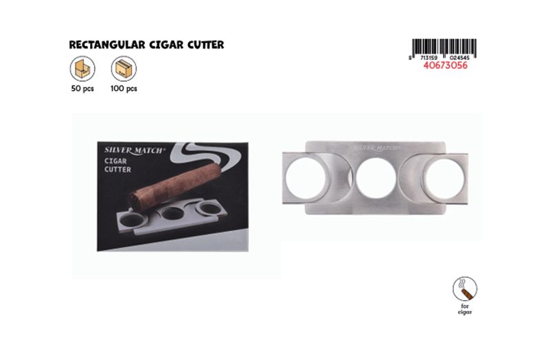 SM RECTANGULAR CIGAR CUTTER