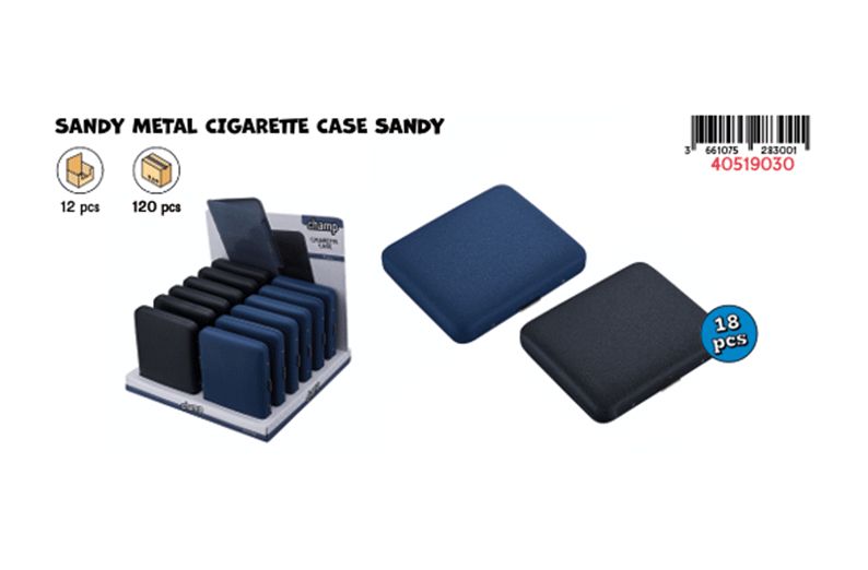 CH METAL CIGARET CASE SANDY 18 PC DL-12