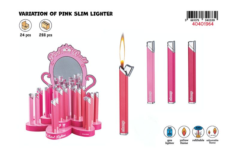 CH VARIATION OF PINK SLIM LIGHTER DL-24