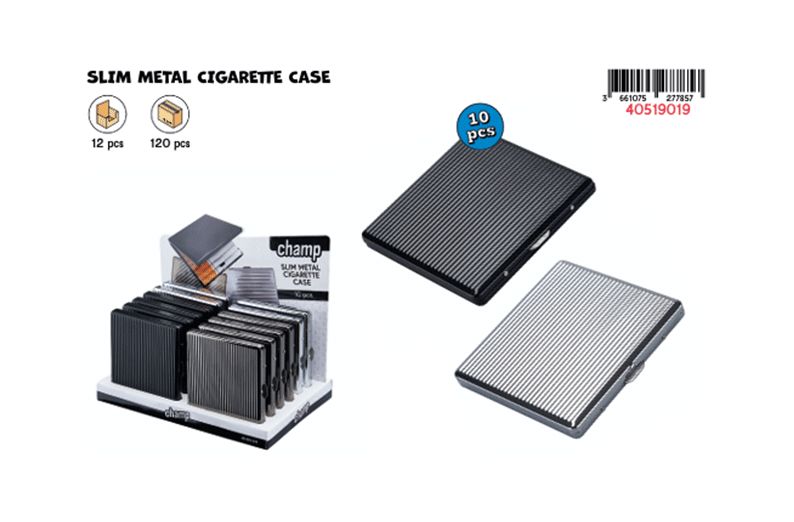 CH CIGARETTE CASE SLIM METAL DL-12