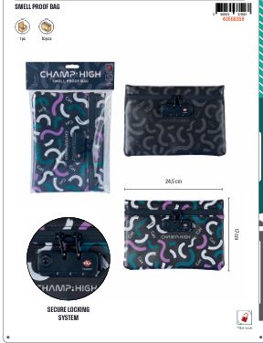 CHH SMELL PROOF BAG 24,5*17CM DL-1