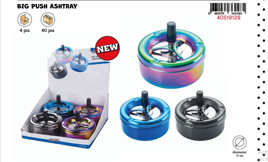 CH BIG PUSH ASHTRAY DL-4