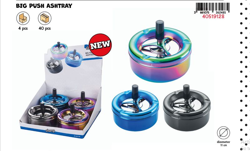 CH BIG PUSH ASHTRAY DL-4