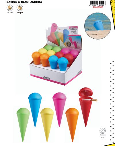 CHAMP GARDEN&amp;BEACH ASHTRAY COLORS DL-24