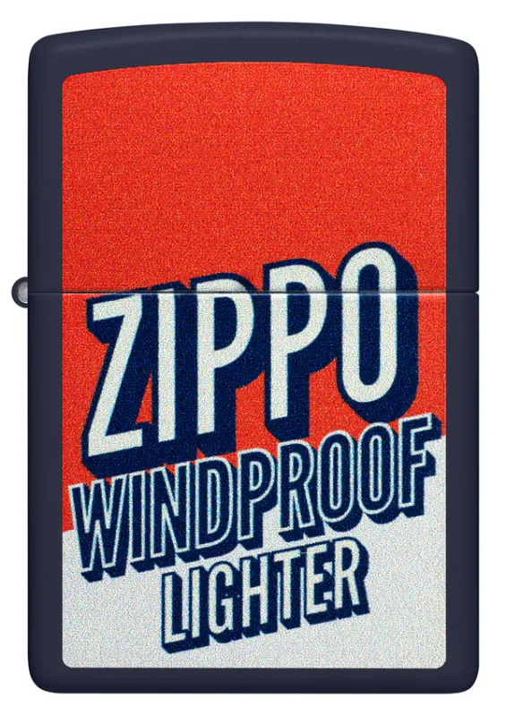 Colour Block Zippo Design