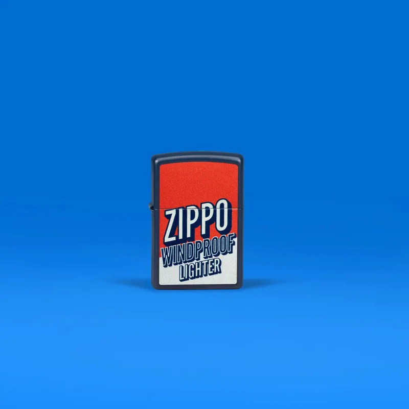 Colour Block Zippo Design