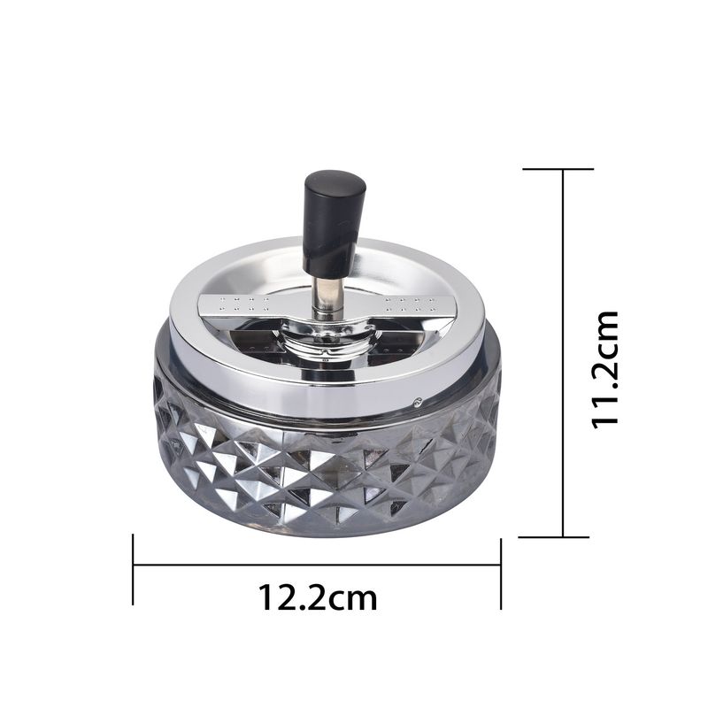 CH GLASS PUSH ASHTRAY DL-1
