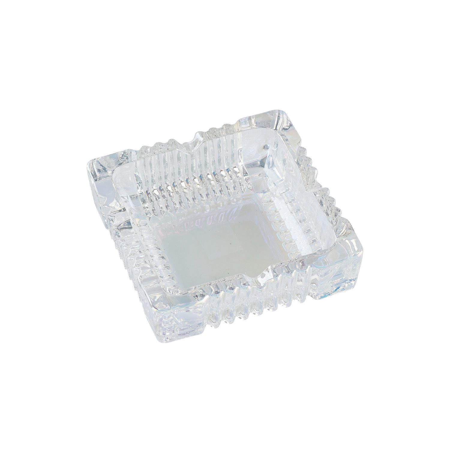 CH RAINBOW GLASS ASHTRAY