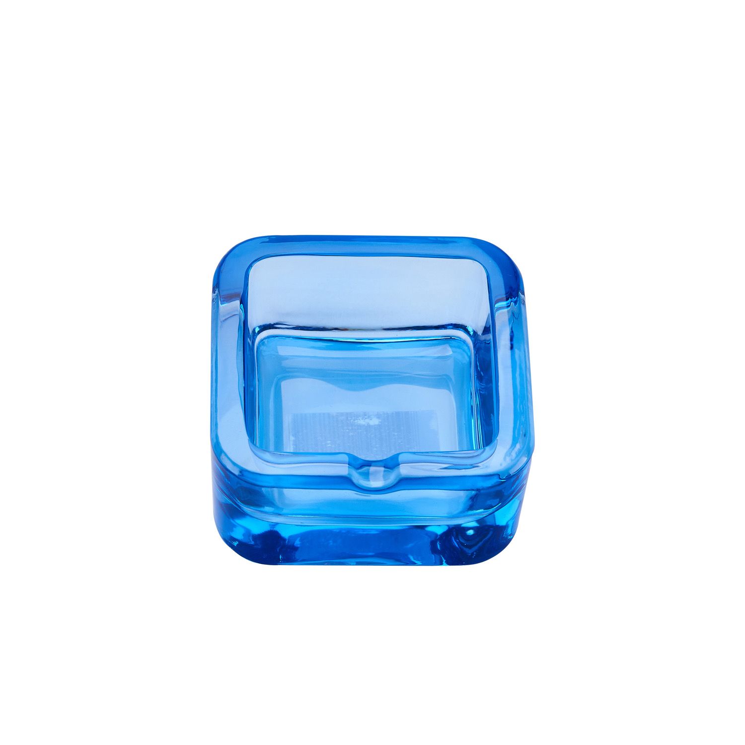 CHAMP SMOKE GLASS ASHTRAY 7.3*7.3cm-DL12