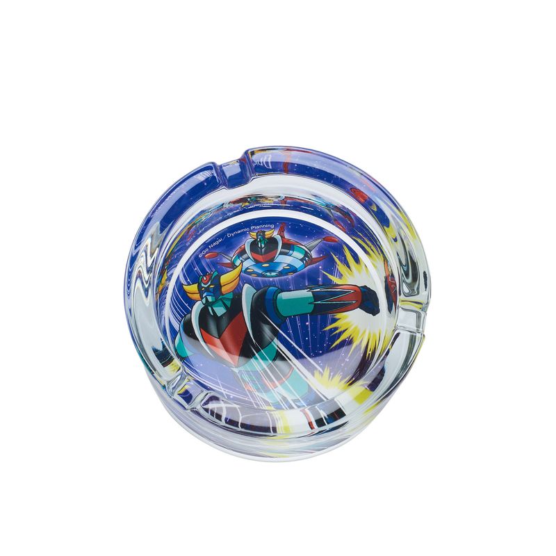 CH GOLDORAK ROUND GLASS ASHTRAY